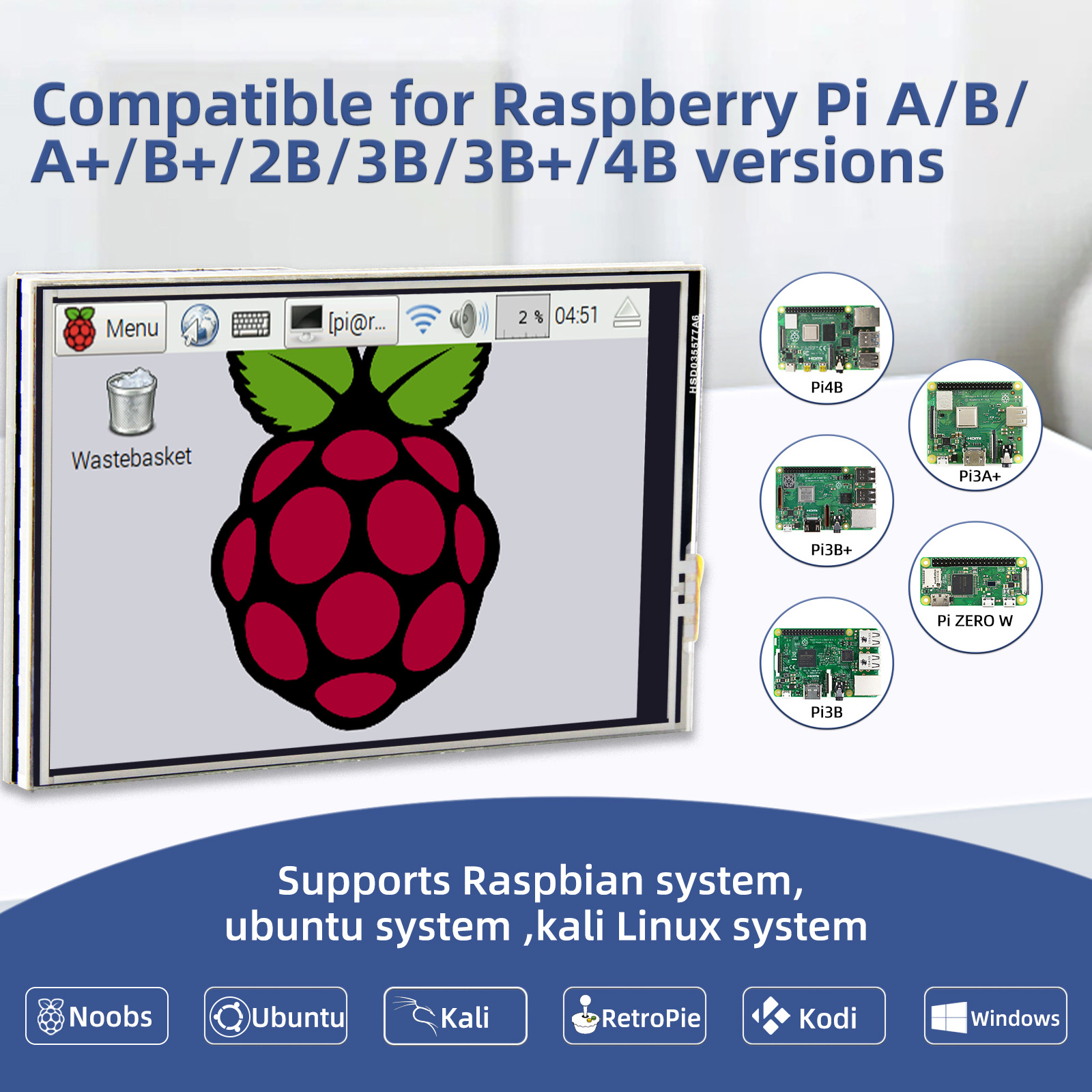 極薄タッチスクリーンを備えたpistbitLCDディスプレイ - Turing Pi 2 のレビューと価格